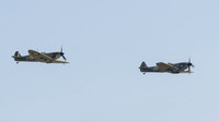 BBMF Spitfires MK XVI TE311 & MKII P7350