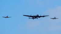 BBMF AVRO Lancaster BI PA474 Spitfires P7350, TE311
