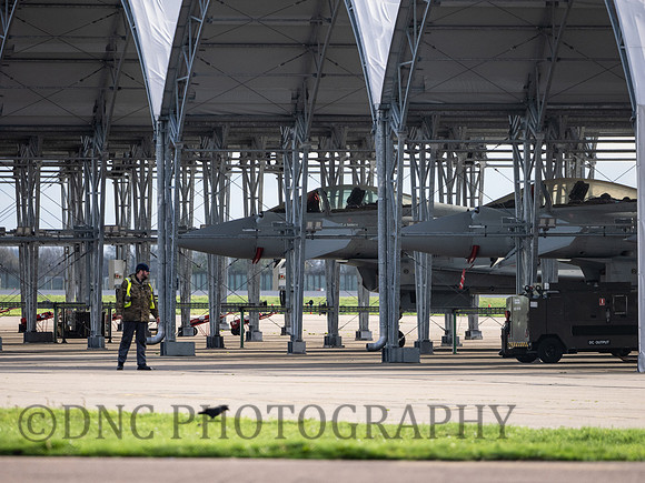 Typhoons on flight line