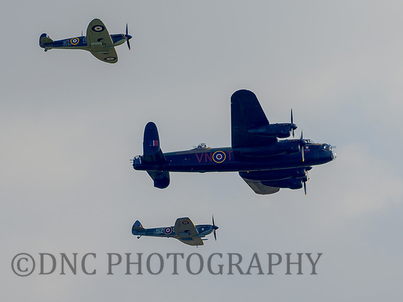 BBMF AVRO Lancaster BI PA474 Spitfire P7350, TE311