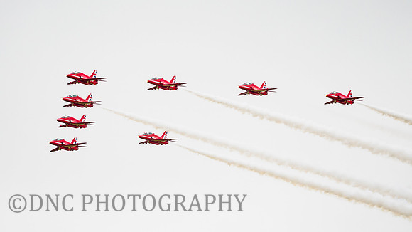 Red Arrows Flypast
