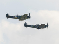 BBMF Spitfires MK XVI TE311 & MKII P7350.