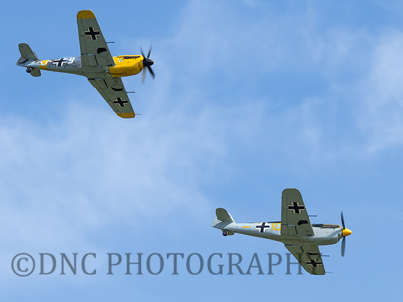 Hispano  HA-1112-M1L Buchon C.4K-102 Yellow 10 & HA-1112-M1L Buchon  C.4K-112 White 9