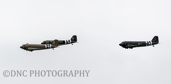 C47A Skytrain S6-A 41200884, C47A 3X-W 'Thats All Brother', C47A Skytrain ID-N 'Placid Lassie'