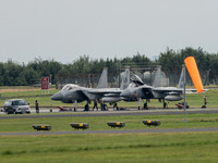 F-15C 86-171 & 86-165 on the flight line