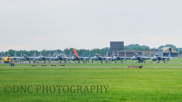 F-15C Eagle flight line