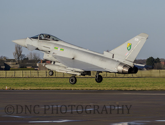Typhoon FGR4 ZK328. 3 (F) Squadron