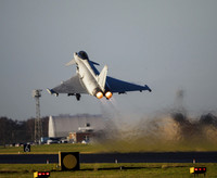 Typhoon FGR4 ZJ949 3 (F) Squadron Perfprmance take off