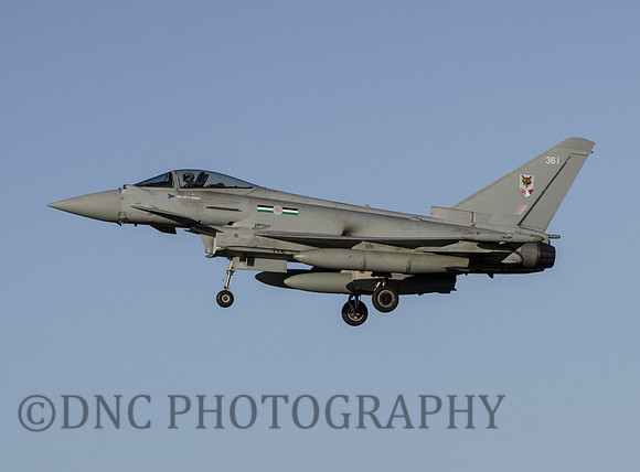 Typhoon FGR4 ZK361. 12 Squadron.