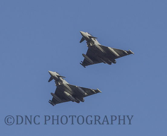 Typhoon T3 ZK383 & FGR4 ZK361 12 Squadron.
