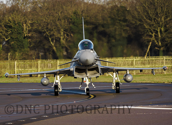 Typhoon T3 ZK383. 12 Squadron