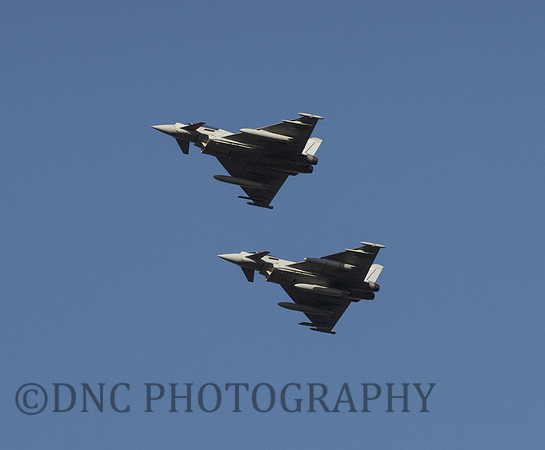 Typhoon T3 ZK383 & FGR4 ZK361. 12 Squadron
