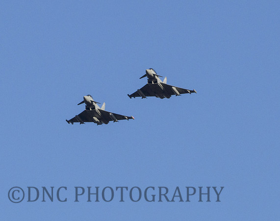 Typhoon T3 ZK383 & FGR4 ZK361 12 Squadron