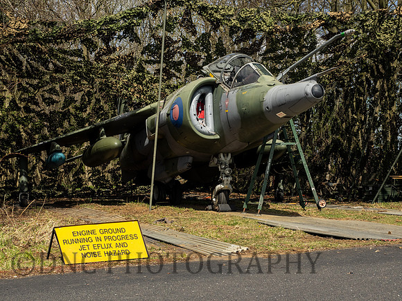 Hawker Siddley Harrier GR.3 XV779 in hide