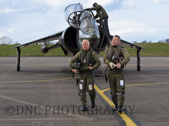 Hawker Siddley Harrier GR.3 XV779 Pilots