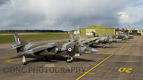 RAF Wittering Heritage Centre Harriers