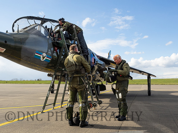 Hawker Siddley Harrier T.4 XZ146 Crew
