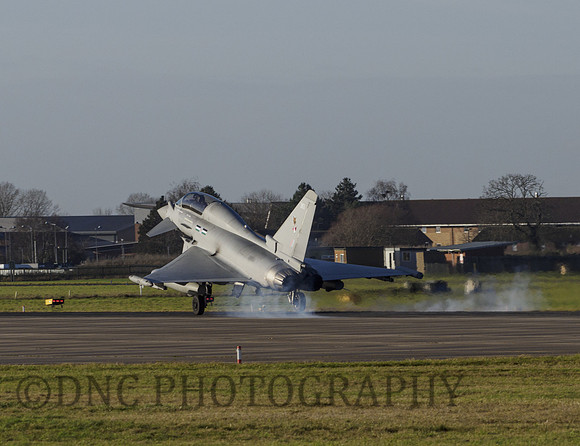 Typhoon T3 ZK383. 12 Squadron.