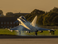 Typhoon FGR4 ZK309 touches down runway 25