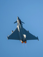 Typhoon FGR4 ZK311 Climbs away from the runway