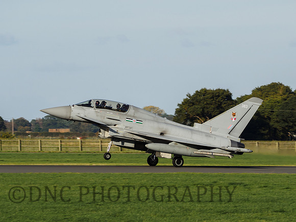 Typhoon T.3 ZK383 performing touch and go.