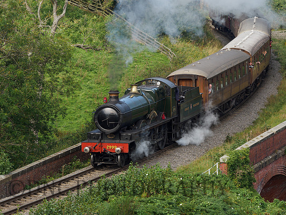Saint class 'Lady of Legend' passes Darnholm 26th September