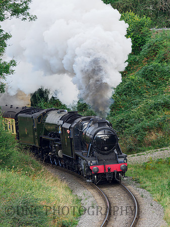 8F 48305 & A1 60163 'Tornado' Darnholm 24th September