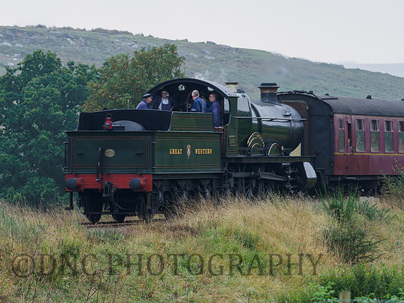 Saint class 'Lady of Legend' approaches Moorgates from Pickering 26th September