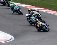 Billy McConnell Suzuki GSX-R1000 leads lap 1 Superstock 1000