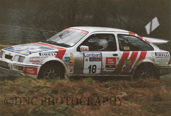 Jimmy McRae & Ian Grindrod Ford Sierra RS Cosworth