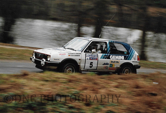 Kennth Eriksson & Peter Diekmann VW Golf GTi 16V