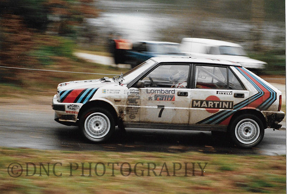 Mikael Ericsson & Claes Billstam Lancia Delta HF 4WD