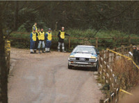 Martin Ericsson & Michel Rienhard Audi Coupé Quattro