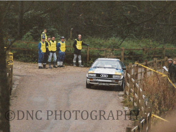 Martin Ericsson & Michel Rienhard Audi Coupé Quattro