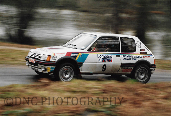 Kalle Grundel & Benny Melander Peugeot 205 GTi