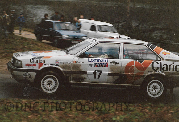 Per Eklund & Dave Whittock Audi Coupé Quattro