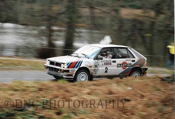 Markku Alén & Ilkka Kivimaki Lancia Delta HF 4WD