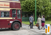 Waiting at the crossing