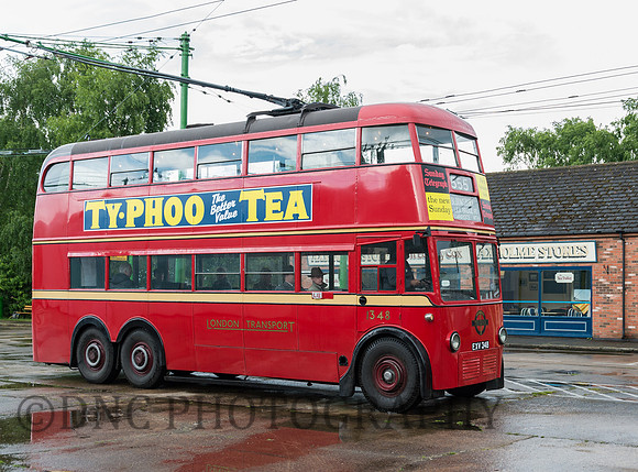 London Leyland Trolleybus 1348 EXV 348