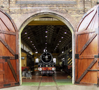 LNER B1 1306 inside the erecting shop