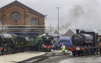 LNER V2 6800 Green Arrow & A3 4472 Flying Scotsman A4 4468 Mallard & J52 68846