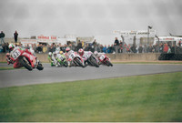 Doug Polen Ducati 851 leads