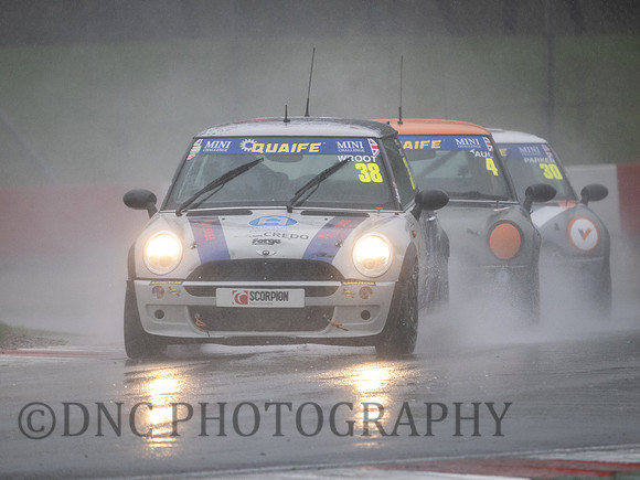38 Morgan Wroot, 4 Mike Paul, 30 James Parker Quaife Mini Challenge
