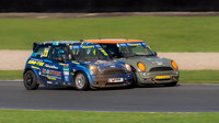 23 Lee Pearce battles with 4 Mike Paul Quaife Mini Challenge