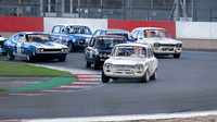 1 Stephen Primett Ford Escort Mk1 leads P83 1 lap Race 2