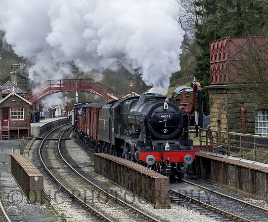 LMS 46100 Royal Scot Passing Goathland Station