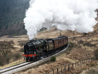 LMS 46100 Royal head north towards Ellerbeck
