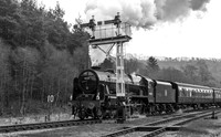 LMS 46100 Royal Scot Departs Levisham.