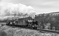 LMS 46100 Royal Scot after passing Moorgates.