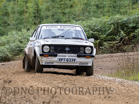 153 Gary Beckwith & Kirsty Beckwith Ford Escort Mk2 BDA